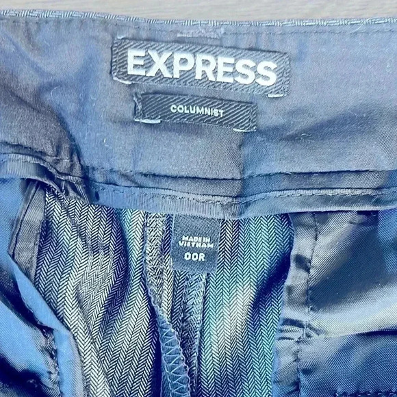 Express Women’s 00R Columnist Grey Pants NWOT - Picture 3 of 5